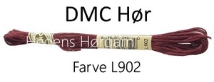 DMC hør farve 902 bordeaux